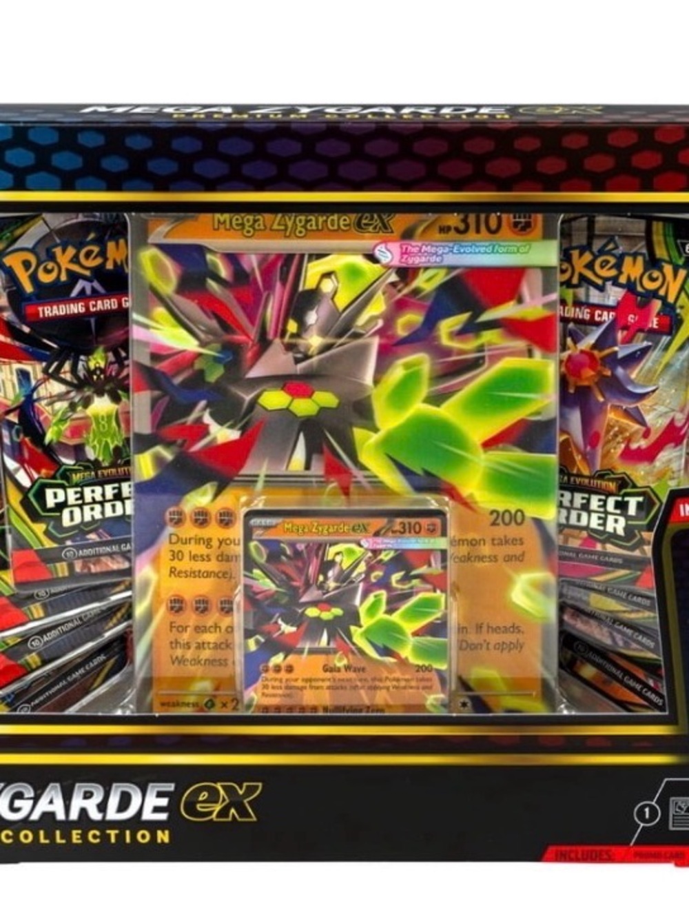 Pokemon Mega Zygarde EX Box Set - Green, Yellow, Black, Red